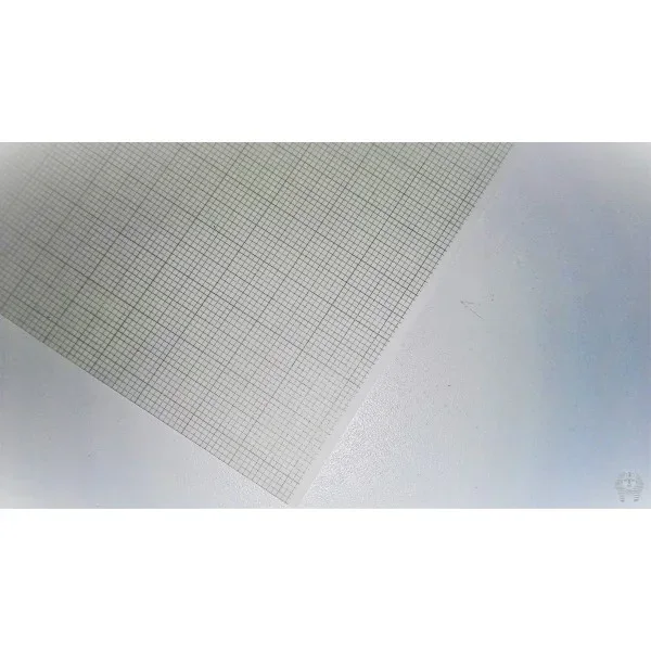 Transparentes Millimeterpapier - 1mm Raster - A3 Größe.